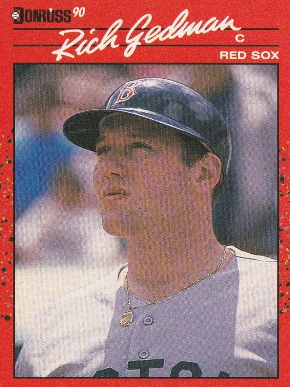 Rich Gedman - Donruss 90 MLB Baseball Card